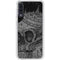 Alchemy Carta Skull Sketch Galaxy A50 Clear Case