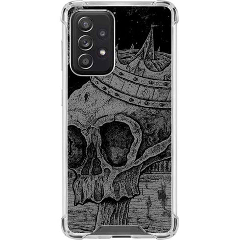 Alchemy Carta Skull Sketch Galaxy A52 5G Clear Case