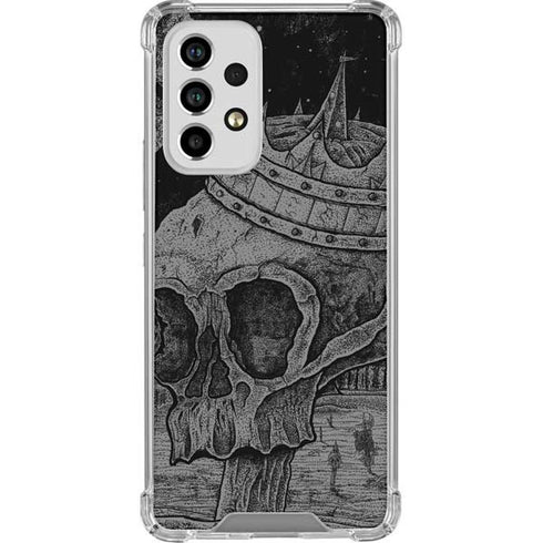 Alchemy Carta Skull Sketch Galaxy A53 5G Clear Case
