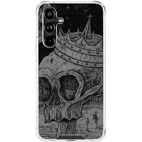 Alchemy Carta Skull Sketch Galaxy A54 5G Clear Case