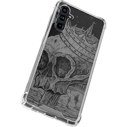 Alchemy Carta Skull Sketch Galaxy A54 5G Clear Case