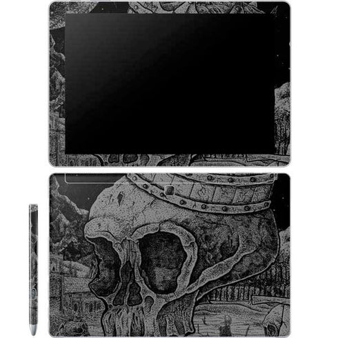 Alchemy Carta Skull Sketch Galaxy Book 12in Skin