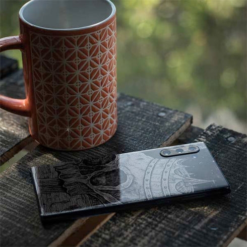 Alchemy Carta Skull Sketch Galaxy Note 10 Skin