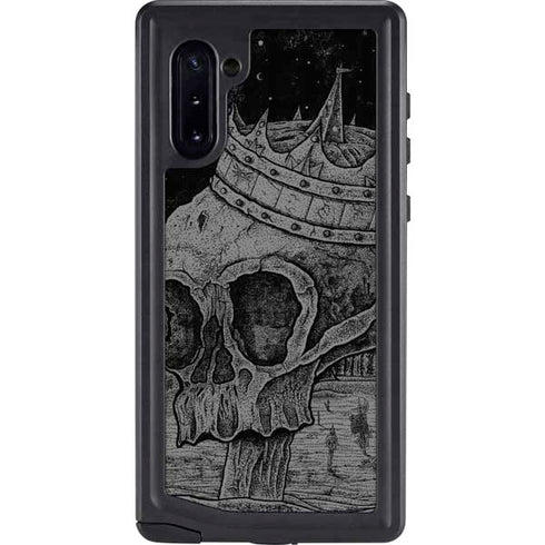 Alchemy Carta Skull Sketch Galaxy Note 10 Waterproof Case