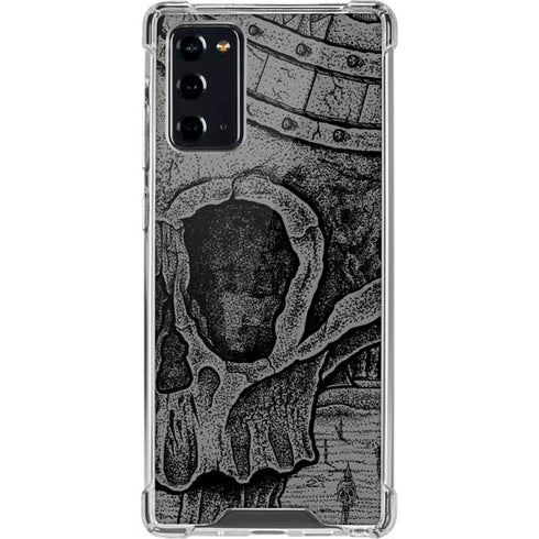 Alchemy Carta Skull Sketch Galaxy Note20 5G Clear Case