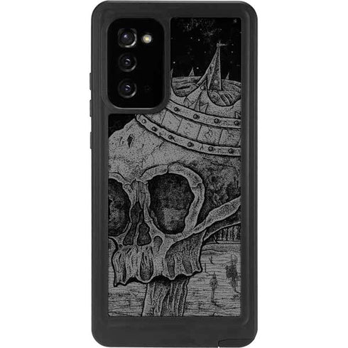 Alchemy Carta Skull Sketch Galaxy Note20 5G Waterproof Case