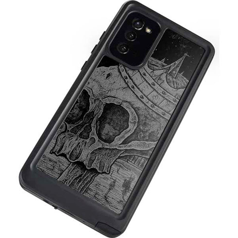 Alchemy Carta Skull Sketch Galaxy Note20 5G Waterproof Case