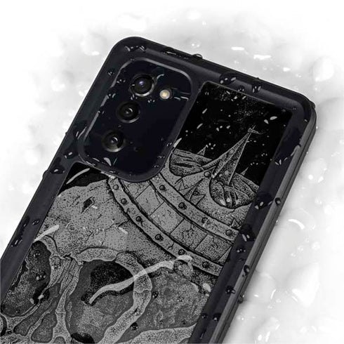 Alchemy Carta Skull Sketch Galaxy Note20 5G Waterproof Case