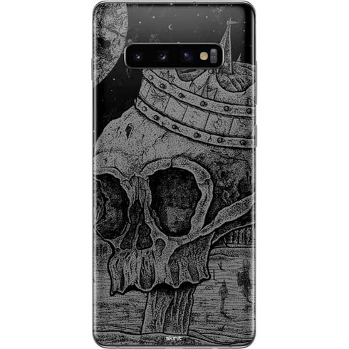 Alchemy Carta Skull Sketch Galaxy S10 Plus Skin
