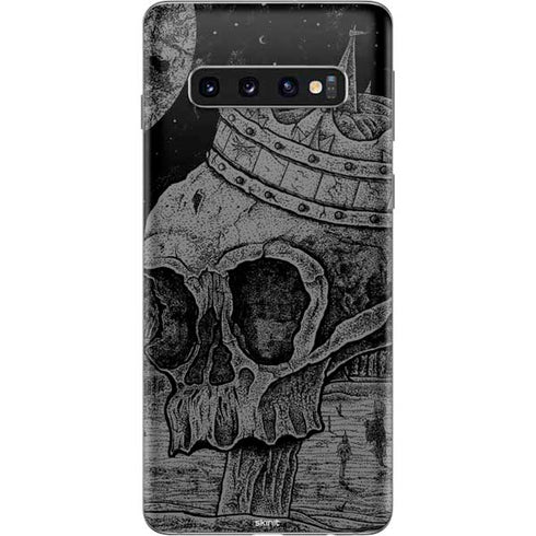 Alchemy Carta Skull Sketch Galaxy S10 Skin