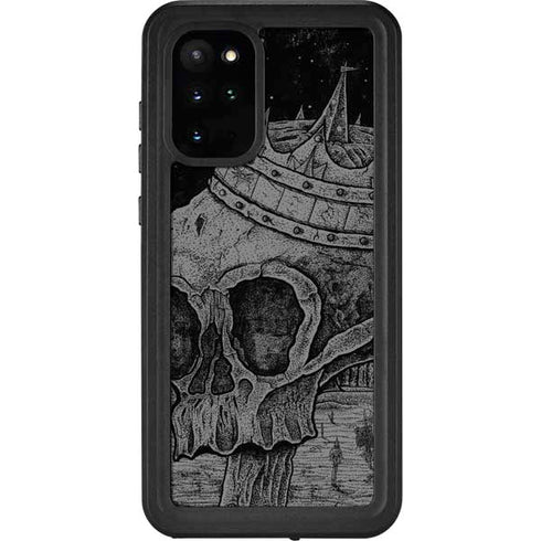 Alchemy Carta Skull Sketch Galaxy S20 Plus Waterproof Case