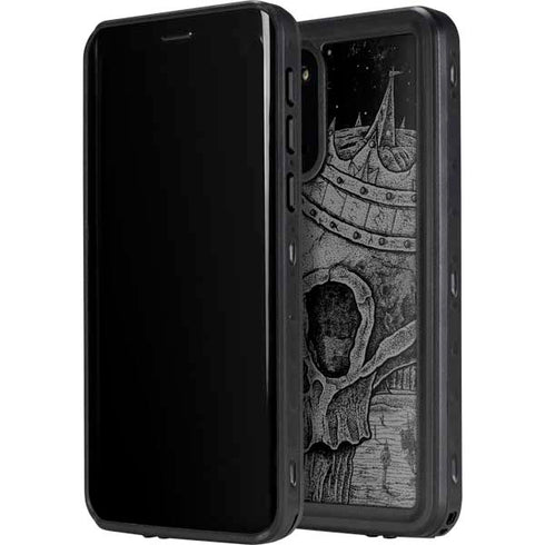 Alchemy Carta Skull Sketch Galaxy S20 Plus Waterproof Case