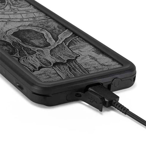 Alchemy Carta Skull Sketch Galaxy S20 Plus Waterproof Case
