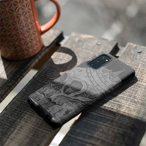 Alchemy Carta Skull Sketch Galaxy S20 Pro Case