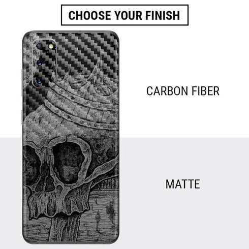 Alchemy Carta Skull Sketch Galaxy S20 Skin