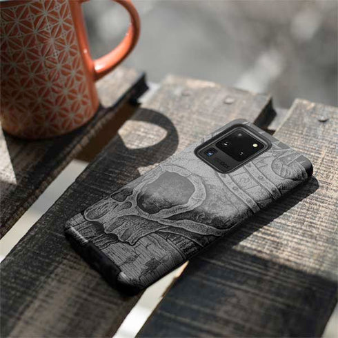 Alchemy Carta Skull Sketch Galaxy S20 Ultra 5G Pro Case