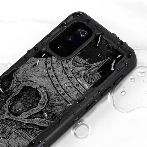 Alchemy Carta Skull Sketch Galaxy S20 Waterproof Case