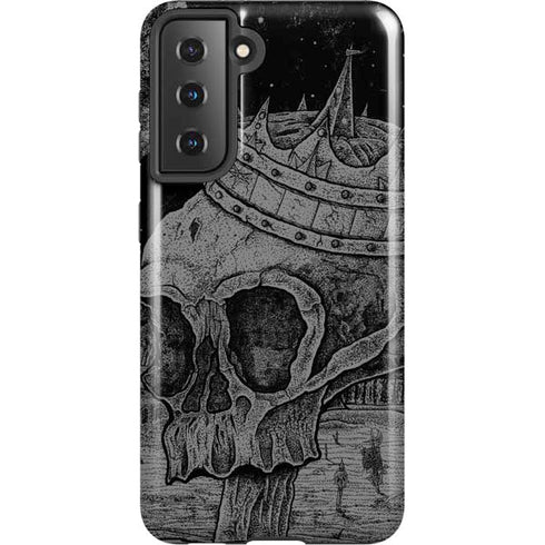 Alchemy Carta Skull Sketch Galaxy S21 5G Pro Case