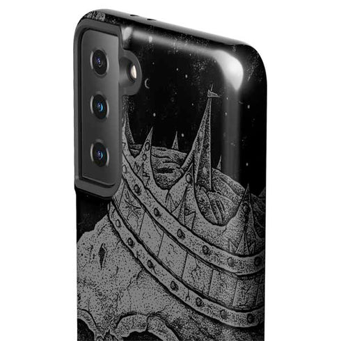 Alchemy Carta Skull Sketch Galaxy S21 FE Pro Case