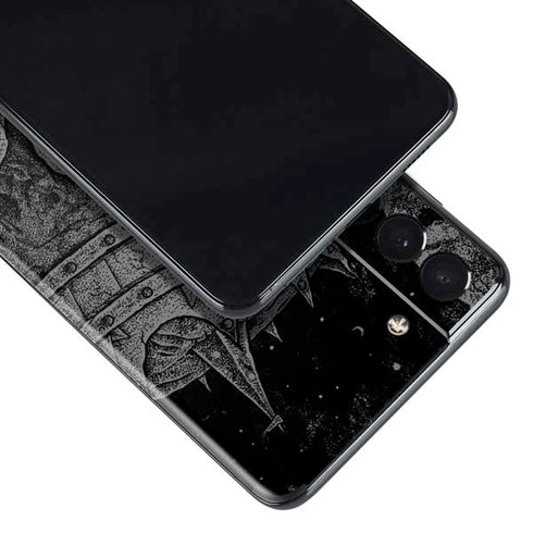 Alchemy Carta Skull Sketch Galaxy S21 Plus 5G Skin