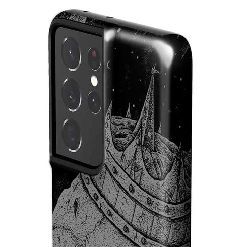 Alchemy Carta Skull Sketch Galaxy S21 Ultra 5G Pro Case