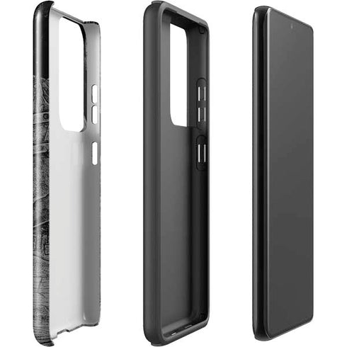Alchemy Carta Skull Sketch Galaxy S21 Ultra 5G Pro Case