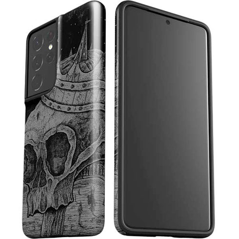 Alchemy Carta Skull Sketch Galaxy S21 Ultra 5G Pro Case