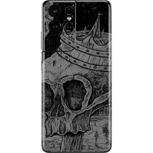 Alchemy Carta Skull Sketch Galaxy S21 Ultra 5G Skin