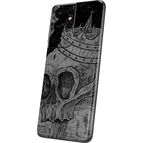 Alchemy Carta Skull Sketch Galaxy S21 Ultra 5G Skin