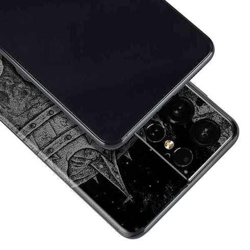 Alchemy Carta Skull Sketch Galaxy S21 Ultra 5G Skin