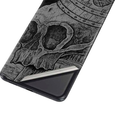 Alchemy Carta Skull Sketch Galaxy S21 Ultra 5G Skin