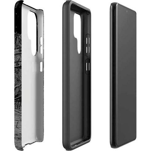 Alchemy Carta Skull Sketch Galaxy S22 Ultra Pro Case