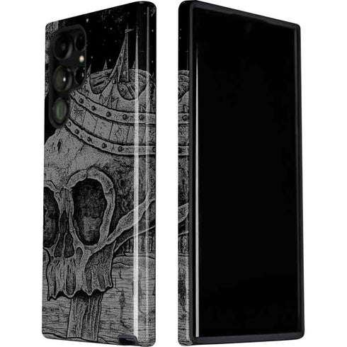 Alchemy Carta Skull Sketch Galaxy S22 Ultra Pro Case