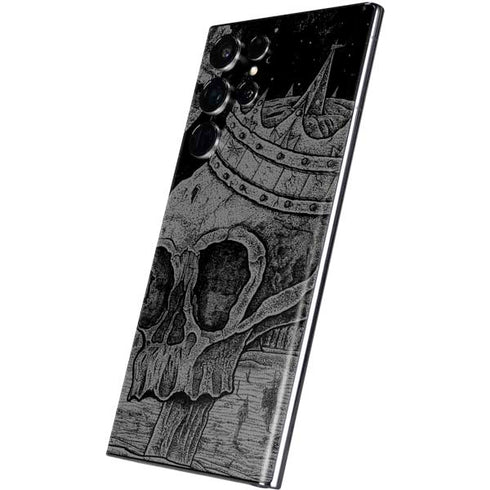 Alchemy Carta Skull Sketch Galaxy S22 Ultra Skin