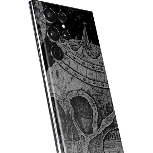 Alchemy Carta Skull Sketch Galaxy S22 Ultra Skin
