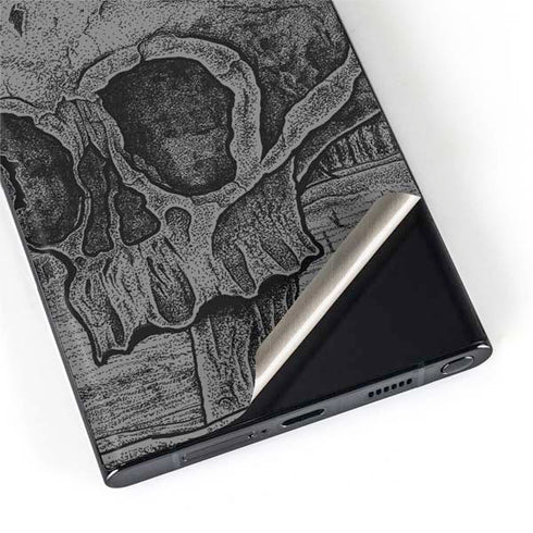 Alchemy Carta Skull Sketch Galaxy S22 Ultra Skin