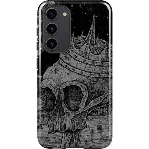 Alchemy Carta Skull Sketch Galaxy S23 Plus Pro Case