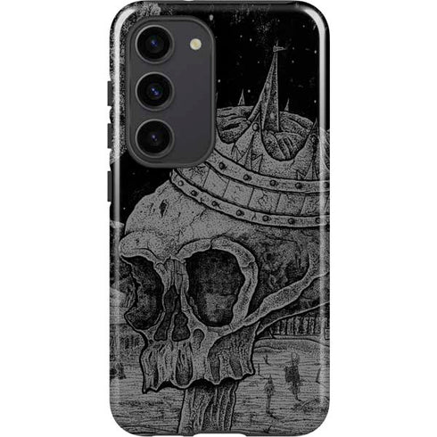 Alchemy Carta Skull Sketch Galaxy S23 Pro Case