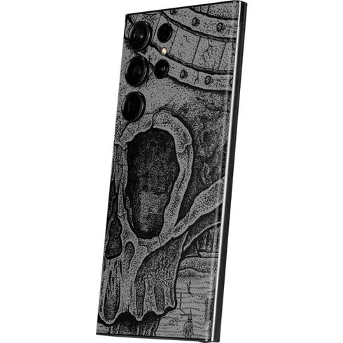 Alchemy Carta Skull Sketch Galaxy S23 Ultra Skin