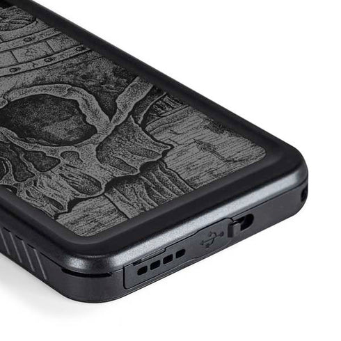 Alchemy Carta Skull Sketch Galaxy S23 Waterproof Case