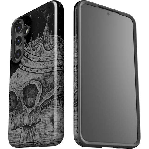 Alchemy Carta Skull Sketch Galaxy S24 Plus Impact Case