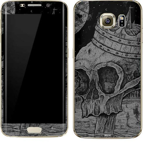 Alchemy Carta Skull Sketch Galaxy S7 Edge Skin