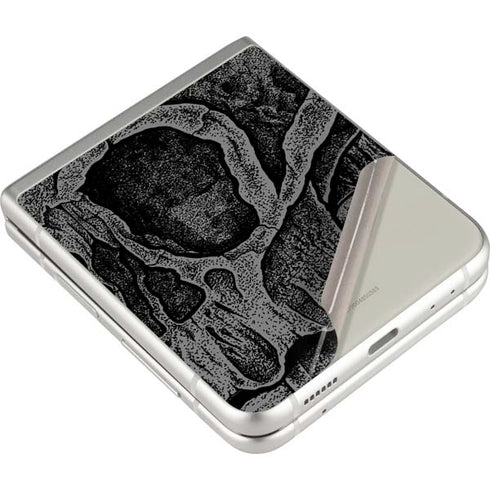 Alchemy Carta Skull Sketch Galaxy Z Flip3 5G Skin