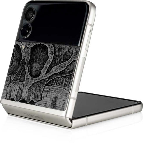 Alchemy Carta Skull Sketch Galaxy Z Flip3 5G Skin