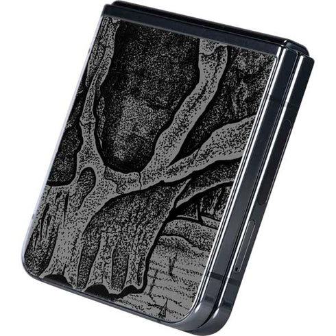 Alchemy Carta Skull Sketch Galaxy Z Flip5 5G Skin