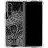 Alchemy Carta Skull Sketch Galaxy Z Fold4 5G Clear Case