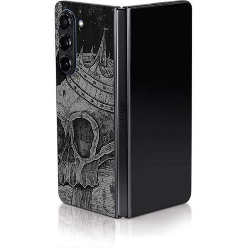 Alchemy Carta Skull Sketch Galaxy Z Fold5 5G Skin
