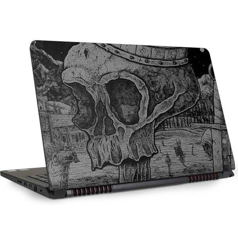 Alchemy Carta Skull Sketch Dell Inspiron Skin