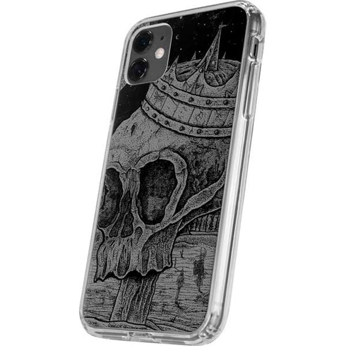 Alchemy Carta Skull Sketch iPhone 11 Clear Case