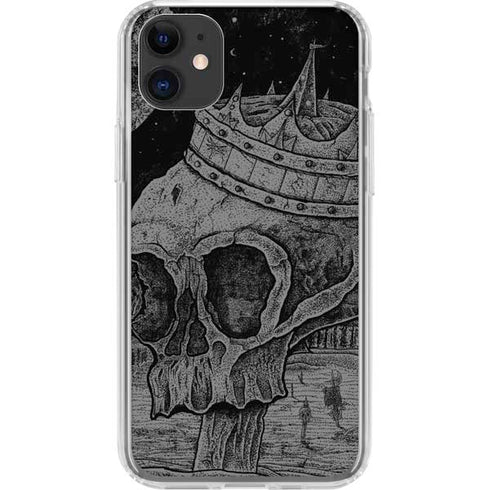 Alchemy Carta Skull Sketch iPhone 11 Clear Case